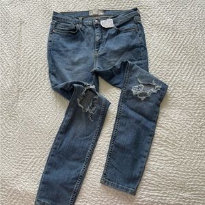 Free People Distressed Skinny Jeans